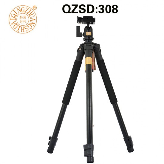 QZSD Q308 Aluminum Portable Tripod with Ball Head