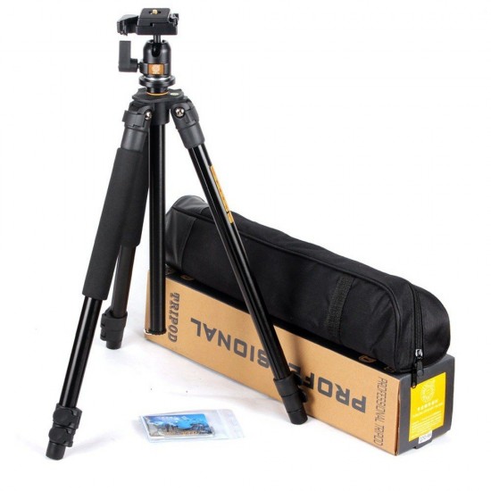 QZSD Q308 Aluminum Portable Tripod with Ball Head