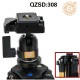 QZSD Q308 Aluminum Portable Tripod with Ball Head